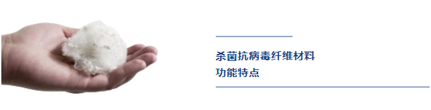 殺菌抗病毒纖維材料功能特點